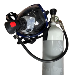 15 मिनट के आपातकालीन बचाव उपकरण पूरे फेस मास्क पहने - Product Image 1