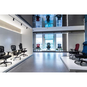 Silla de Oficina Ergonómica de Diseño Moderno, Silla Giratoria de Malla con Altura Ajustable para Oficina en Casa, Gimnasio, Base de Aleación de Aluminio - Product Image 5