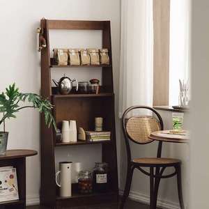 Estantería de Madera Maciza Wan Yusen, Librería Multifuncional Independiente para Almacenamiento en la Sala de Estar - Product Image 2