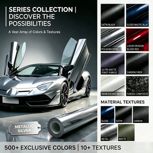 changement de couleur premium rouge satin chrome mat métallique vinyle rouleau forme voiture emballage <span class=keywords><strong>film</strong></span> ferrari rouge - Product Image 3