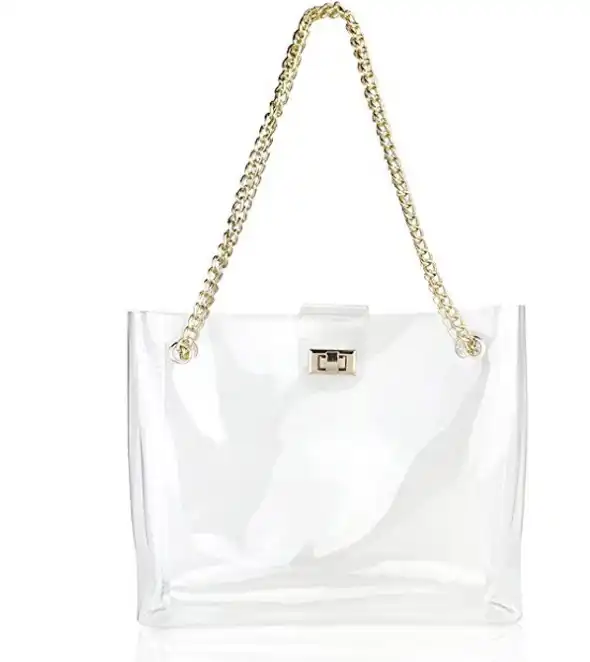 Women Print Transparent Shopping Bag