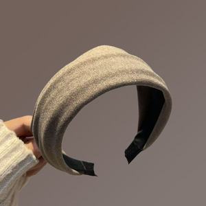 French style simple wide-brimmed all-match hairband temperament fashion cute girl sweet temperament hair accessories - Product Image 3