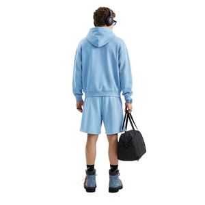 Wholesale High Street <strong>Custom</strong> Made Hoodies Shorts Sets <strong>45</strong>% Cotton 55% Polyester 350g Men's Shorts Oversized Tracksuit Sets - Product Image 2