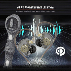 Écouteurs intra-auriculaires <span class=keywords><strong>Kz</strong></span> Edx Lite à bas prix, avec basses profondes, filaires, IEM, driver dynamique ultra-linéaire, <span class=keywords><strong>ANC</strong></span>, 3,5 mm - Product Image 4