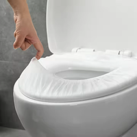 Ensemble de siège de toilette jetable monobloc portable papier non tissé avec siège de maternité étanche pour voyage hôtel usage domestique