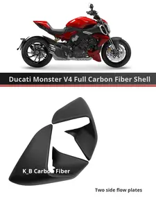 <span class=keywords><strong>Ducati</strong></span> <span class=keywords><strong>Diavel</strong></span> V4 Fibra de carbono Acabado brillante Negro Accesorios completos para vehículos Modificación Shell Carenado - Product Image 3