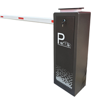 Barrière de circulation avec éclairage LED, indicateur de flux lumineux, système de reconnaissance automatique des plaques d'immatriculation de véhicules DC