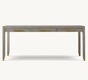 लक्जरी आधुनिक फैंसी इनडोर फर्नीचर ठोस लकड़ी लेखन डेस्क उच्च गुणवत्ता ओक कार्यालय डेस्क - Product Image 4