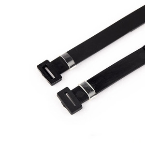 4.6*250 attaches de fermeture éclair de câble autobloquantes conception de dents externes pour empêcher le faisceau de câbles de rayer les trous de montage autobloquants vis - Product Image 1