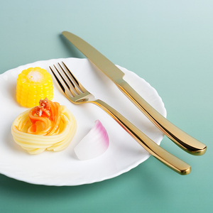 Service de table de restaurant haut de gamme, style ancien, ensemble de couverts de luxe poli et sablé, robuste et de qualité supérieure - Product Image 2