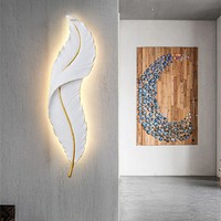 Fondo rejilla de pared luz decorativa sala de estar Tv sofá arte lámpara de pared moderno porche escalera Internet rojo pared creativa