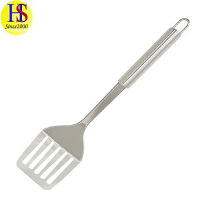 Chịu mài mòn làm sạch dễ dàng bằng thép không gỉ 430 rãnh Spatula cho nhà bếp nấu ăn - Product Image 3