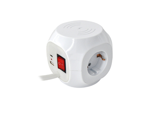 Nouvelle alimentation multifonctions multi-prises, <span class=keywords><strong>cube</strong></span> d'alimentation sans fil allemand, prise en charge de la charge rapide PD/QC 3.0 - Product Image 1