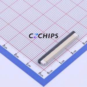 FC05-S50DCU-00 FFC/FPC Connector SMD,P=0.5mm,Horizontal Mount Connector Drawer Type Top Contact 50P 0.5mm - Product Image 2