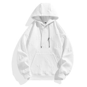 Sweat-shirt sport décontracté à capuche, coupe ample et confortable, avec logo personnalisé, nouvelle collection printemps-automne, style tendance. - Product Image 1