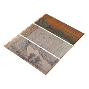 Alfombrilla de Bambú para Té con Diseño de Paisaje Impreso a Color, Tamaño Pequeño, Venta Directa de Fábrica, Dropshipping Disponible, Novedad 2020 - Product Image 3