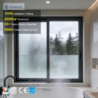 Puerta Corredera de Aluminio Personalizada Estándar Australiano para Terraza, Ventanas de Doble Vidrio Templado, Diseño Moderno de Fibra de Vidrio en Venta