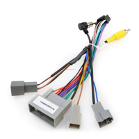 Harness Kabel Navigasi Android 16pin untuk Mobil HONDA dengan Canbus, Dilengkapi Kamera Mundur dan Peredam Tekanan