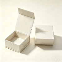 Boîte magnétique rigide carrée personnalisée de luxe, impression quadricolore, fermeture à ruban de soie, pour cadeau de mariage, boîte en matériau recyclable