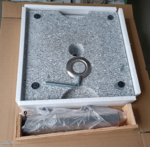 Uplion 25KG Patio Umbrella Stand Central Pole Umbrella <strong>Weight</strong> Marble Granite <strong>Parasol</strong> <strong>Base</strong> - Product Image 6