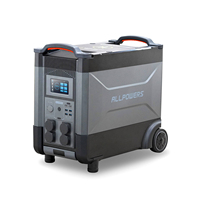 ALLPOWERS Pembangkit Listrik Tenaga Surya Baru, Daya Puncak 6000W, Daya Terukur 3600W/4000W, untuk Rumah & Berkemah di Luar Ruangan