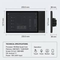 Système de maison intelligente, hôte musical multifonction Wifi, écran tactile, passerelle Zigbee intégrée, contrôle central, automatisation domestique