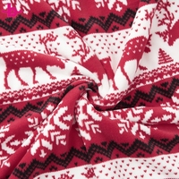 Couverture Polaire Sherpa de Noël en Corail, Tricotée, Douce, Imprimée, pour Lit et Canapé, Couche Unique, Confortable et Moelleuse, Vente en Gros