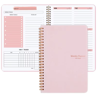 Impression personnalisée Couverture rigide Affirmation en spirale Gratitude Planificateur de soins personnels Manifestation Prière Sermon Journal Bible Carnets de notes