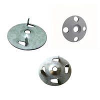 OEM Rondelle à griffes en acier galvanisé de 1-1/4 po avec 4 griffes pour l'installation de panneaux de support étanches et de murs de douche