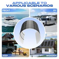 Panneaux solaires flexibles à film mince, légers et enroulables, pour usage domestique, prix usine, 80W, 100W, 150W, 200W