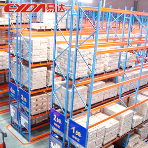 Estante de palés de alta densidad, sistema de almacenamiento de almacén, accionamiento resistente en estanterías de palés selectivas, bastidores de palés profundos dobles - Product Image 3