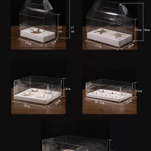 Boîtes à cupcakes en gros, adaptées à 2/4/6 moules à cupcakes en papier, boîte à muffins, boîte à gâteaux transparente de qualité alimentaire - Product Image 5