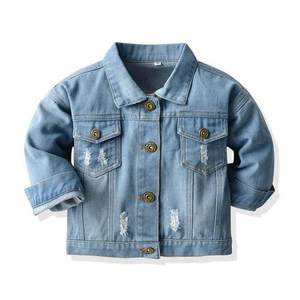 Vente chaude Vêtements d'extérieur <span class=keywords><strong>en</strong></span> <span class=keywords><strong>jean</strong></span> pour enfants bébés tout-petits garçons filles Manteaux <span class=keywords><strong>en</strong></span> <span class=keywords><strong>jean</strong></span> pour enfants <span class=keywords><strong>Veste</strong></span> <span class=keywords><strong>en</strong></span> <span class=keywords><strong>jean</strong></span> pour l'automne - Product Image 1