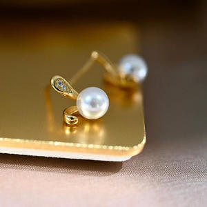 อุปกรณ์ตกแต่งไข่มุก DIY เงินแท้ WENCHI S925 ขนาด 25 มม. ฐานเปล่าสำหรับจี้และต่างหูแฟชั่นสำหรับเครื่องประดับเงิน รุ่น 11452 จีน - Product Image 1