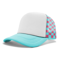 Servicio OEM de alta calidad sombreros de lona personalizados para conductores de camiones gorras ajustadas de 5 paneles varios colores bordados Hip Hop al aire libre