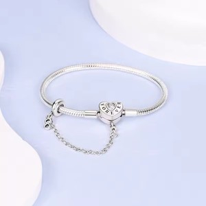 Pulsera de Plata de Ley 925 Original con Circonitas, Diseño de Espina de Serpiente, Certificación GDTC, Joyería de Moda para Mujer - Product Image 4