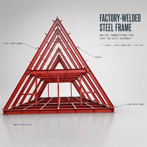 Edificio Prefabbricato in Acciaio, Capannone Industriale con Struttura in Acciaio, Officina e Deposito in Metallo - Product Image 3