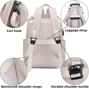 Customization Diaper Bag Backpack Multifunction Travel Back Pack Maternity Baby Changing Bags Large Capacity Mommy Bag