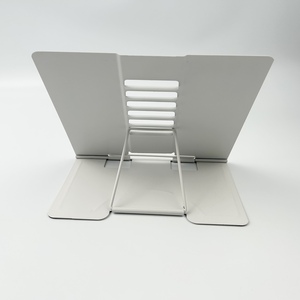 Support de lecture portable moderne en métal, personnalisable avec logo, réglable, pour bureau, avec impression numérique, vente en gros - Product Image 3