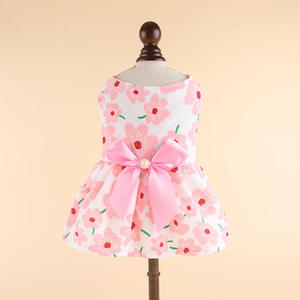 Lindo Vestido para Perro, Ropa de Verano para Mascotas, Vestido Floral para Cachorros y Gatos Pequeños - Product Image 3