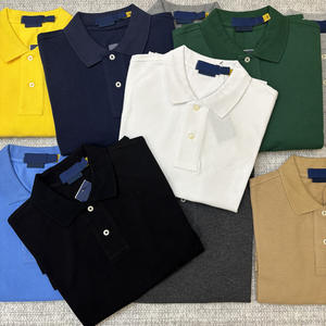 <span class=keywords><strong>Polo</strong></span> da Uomo in Cotone di Alta Qualità con Logo Ricamato Personalizzato Abbigliamento Casual Sportivo Magliette <span class=keywords><strong>Polo</strong></span> per Casa e Tempo Libero - Product Image 2