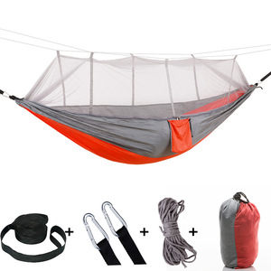 Hamaca Colgante Plegable Portátil con Mosquitera para Dormir al Aire Libre, para <span class=keywords><strong>Camping</strong></span>, Senderismo, Viajes y Jardín - Product Image 4