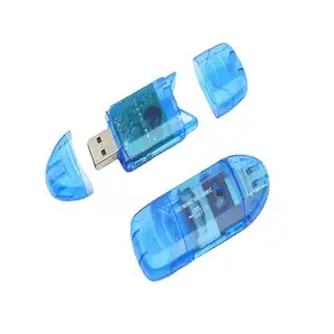 Harici kart okuyucu Mini USB 2. PC MP3 MP4 çalar için SD kart için 0 kart okuyucu usb hub adaptörü