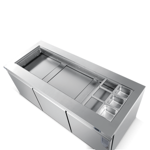 酒店餐厅商用不锈钢厨房制冷设备沙拉工作台冰箱 - Product Image 4