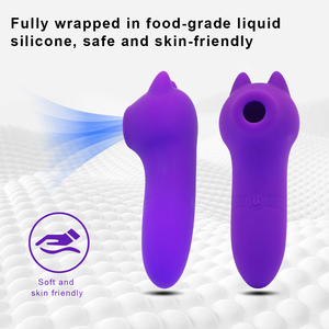 Weiblicher Klitoris stimulator <span class=keywords><strong>Mini</strong></span>-Saug <span class=keywords><strong>dildo</strong></span> vibrator Silikon in Lebensmittel qualität Wiederauf ladbarer 10-Gang-Nippel-Mastur bator für Frauen - Product Image 2
