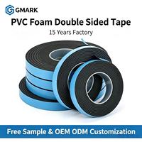 Pita Perekat PVC Foam Dua Sisi Sensitif Tekanan, Pita Masking Dinding Kaca Anti-Lepas Tahan Suhu Tinggi