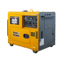 Générateur diesel silencieux portable VISION 5KW DG6500LN, démarrage électrique, monophasé, faible bruit, ATS, homologué CE, 50/60Hz