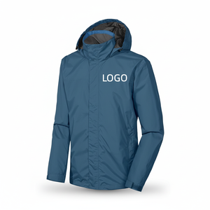 Chaqueta Impermeable Personalizada para <span class=keywords><strong>Hombre</strong></span>, <span class=keywords><strong>Cortavientos</strong></span>, Transpirable, con Capucha, para Senderismo, Camping y Montañismo - Product Image 1