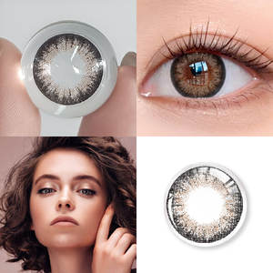 작은 PP 물집이있는 매일 매년 카페 스카이 블루 천연 뷰티 아이 콘택트 렌즈 - Product Image 6