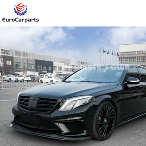 Classe S W222 S63/S65 KS labbro anteriore auto 2014y ~ 2017y labbro anteriore mento anteriore in fibra di carbonio per labbro anteriore stile W222 S63/S65 KS - Product Image 6